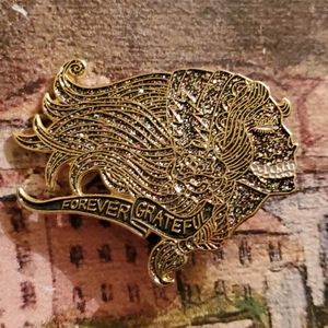 Custom Designed Sparkly Greatful Dead Hat Pin